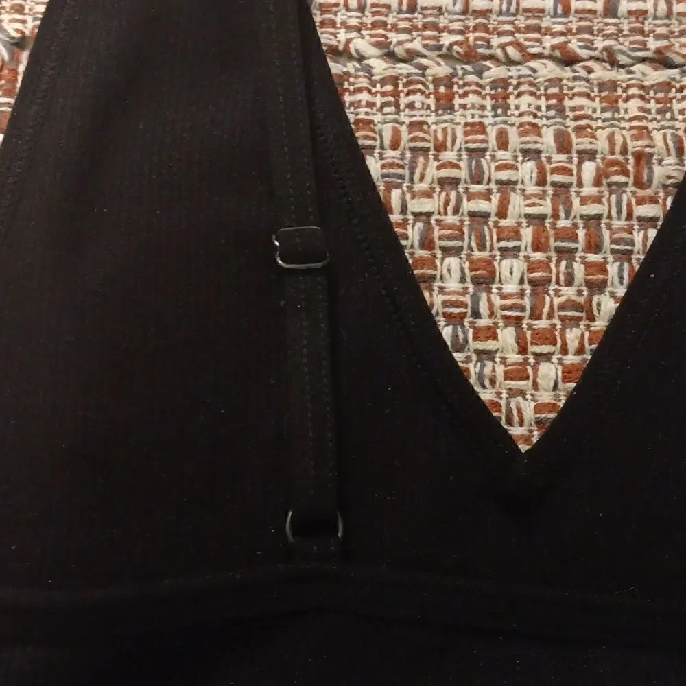 WALLFLOWER InstaSmooth V-Neck Seamless‎ Bralette Small Black New With Tags